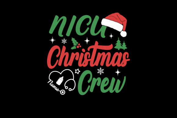 NICU Christmas Crew Christmas Nurse Design Review