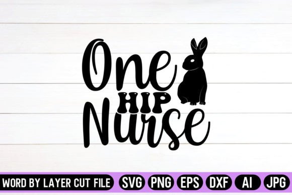 One Hip Nurse SVG Design for Creative Embroidery