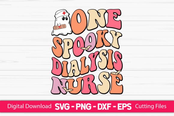 One Spooky Dialysis Nurse: A Charming Embroidery Design