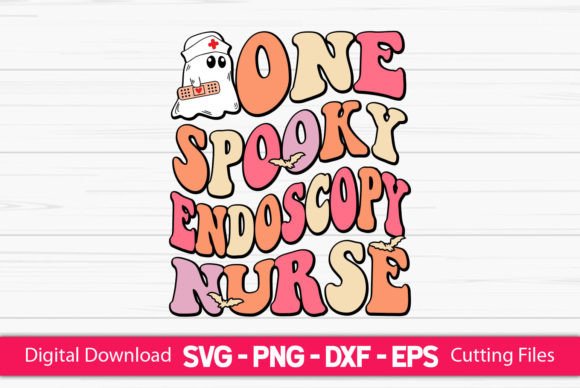 One Spooky Endoscopy Nurse: A Charming Embroidery Design
