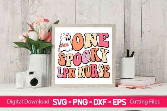 One Spooky LPN Nurse: A Charming and Versatile Design