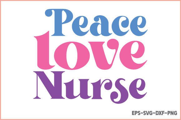 Retro Nurse SVG - Peace Love Design