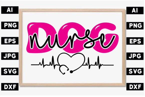 Reviewing Dog Nurse SVG Design for Embroidery