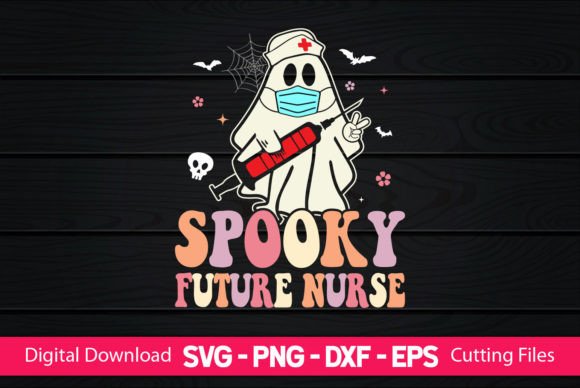 Spooky Future Nurse: A Charming and Versatile Design