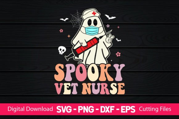 Spooky VET Nurse: A Unique Embroidery Design