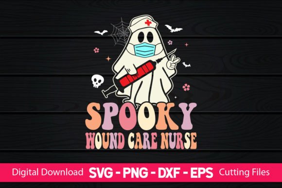 Spooky Wound Care Nurse: A Unique Embroidery Design